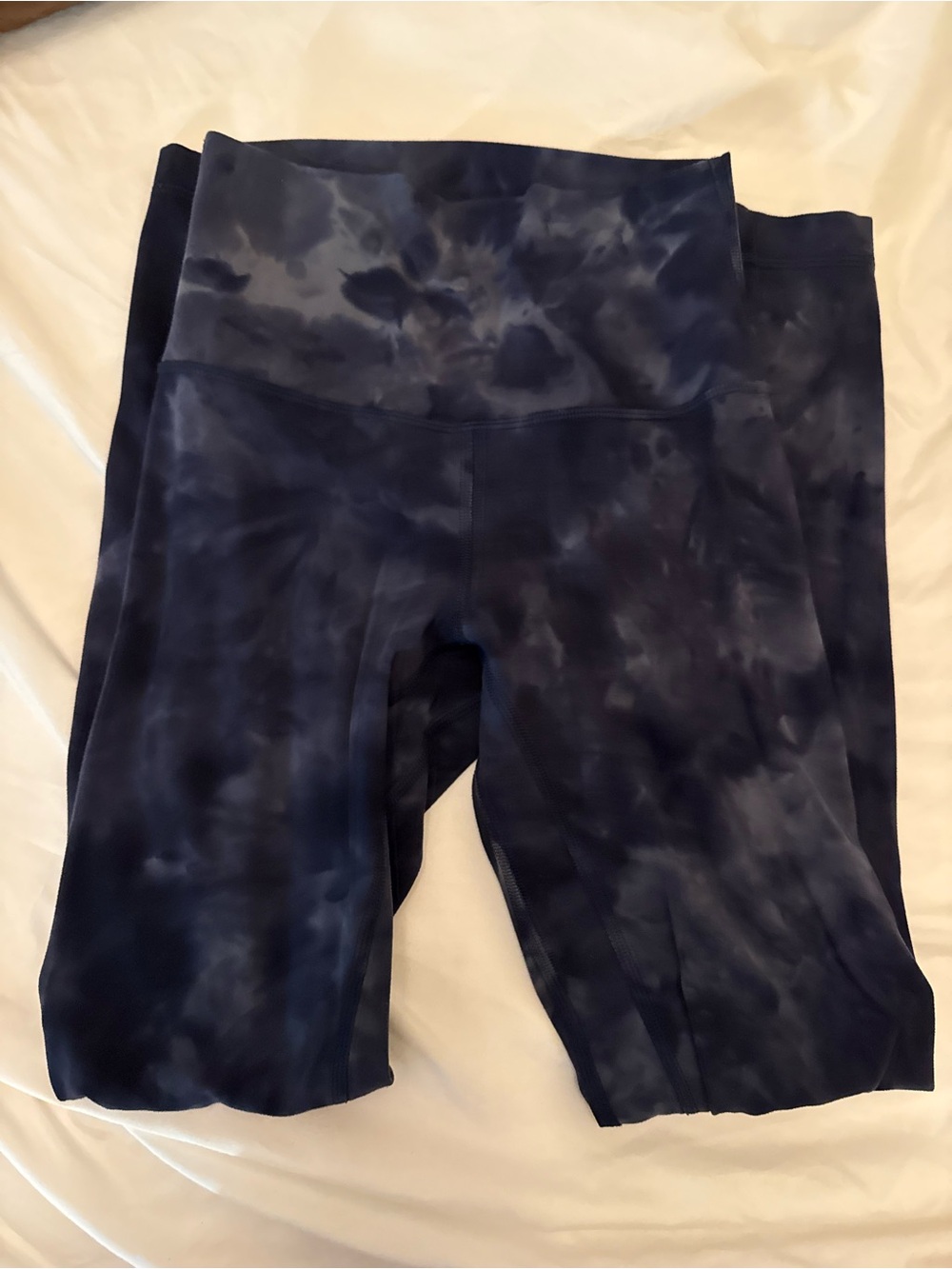 lululemon athletica Navy Tie-Dye High-Rise Leggings